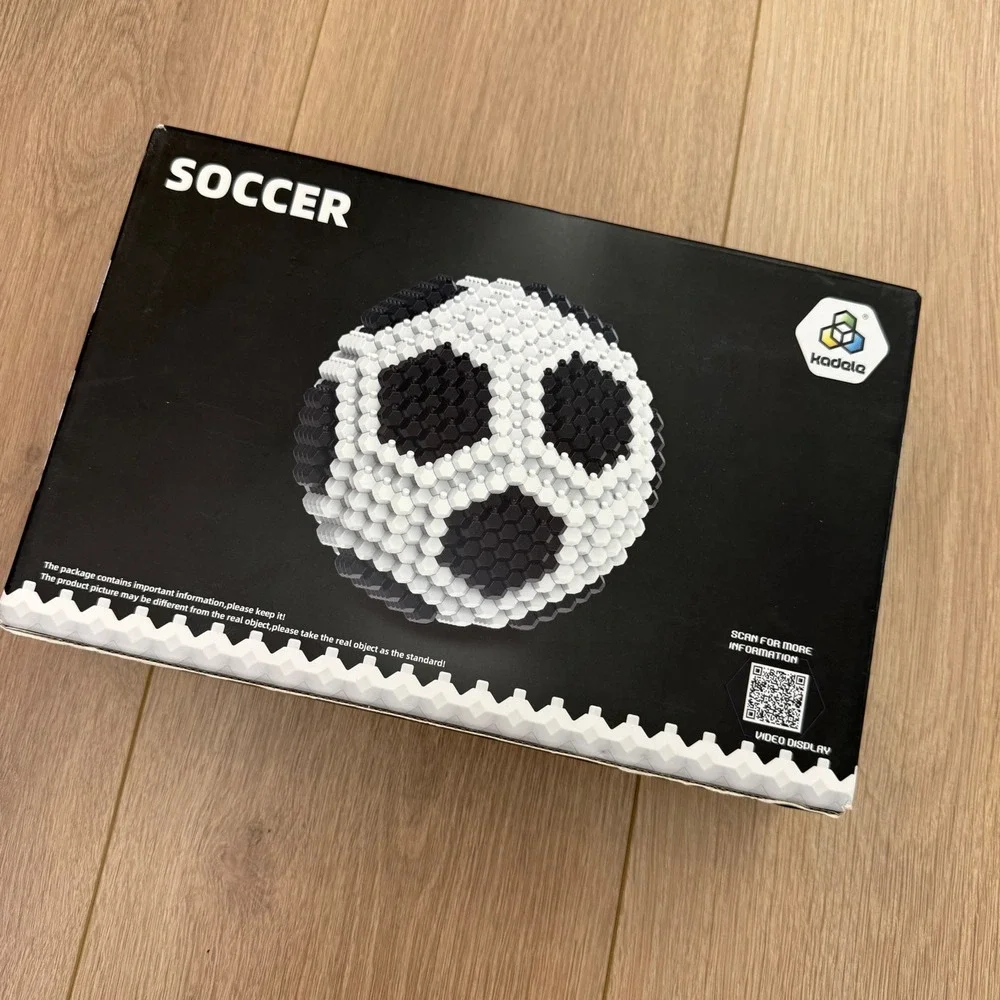 Kadele Soccer Ball Building Block Set 437 Pcs Micro Blocks Sports Model 077001